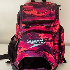 Speedo Teamster Pink Camo Backpack Like New